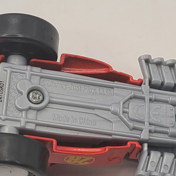 Mickey Mouse Roadster Racers Hot Rod Diecast Red Race Car 2016 Mattel - Picture 5 of 5